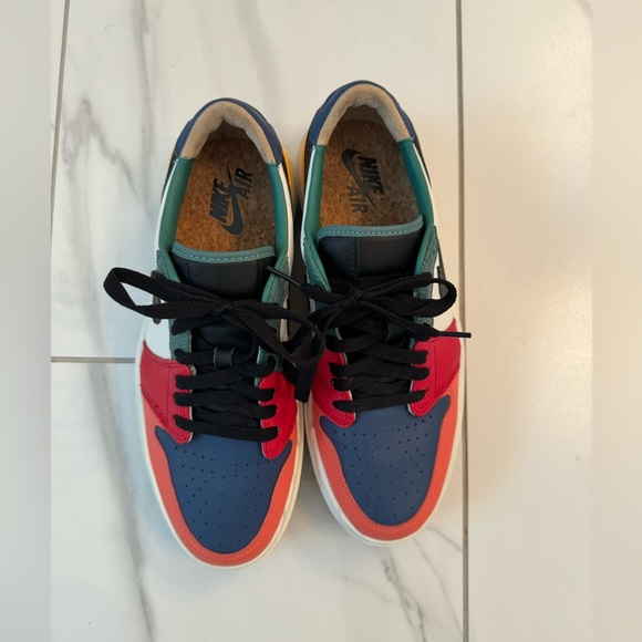 Nike Multicolor Jordans - worn once - size 9.5 - Picture 8 of 10